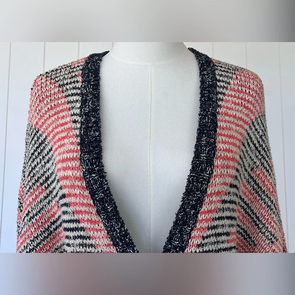 Moth by Anthropologie Button‎ Front Cardigan Deep V-Neckline Short Sleeves Small